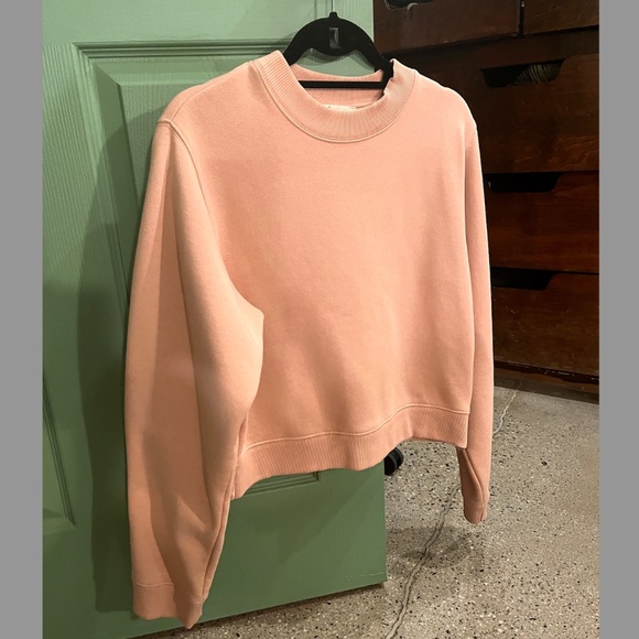 Acne Studios Heavyweight pink sweatshirt with zips - Picture 6 of 10